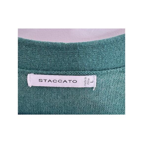 Green Cardigan-Womens M/L - Staccato Brand - Picture 4 of 7